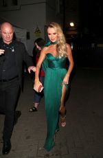 AMANDA HOLDEN Leaves Apollo Theater in London 05/31/2018