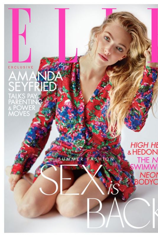 AMANDA SEYFRIED in Elle Magazine, UK July 2018