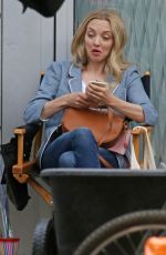 AMANDA SEYFRIED on the Set of The Art of Racing in the Rain in Port Coquitlam 06/29/2018