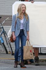 AMANDA SEYFRIED on the Set of The Art of Racing in the Rain in Port Coquitlam 06/29/2018