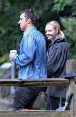 AMANDA SEYFRIED on the Set of The Art of Racing in the Rain in Vancouver 06/28/2018