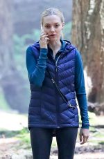 AMANDA SEYFRIED on the Set of The Art of Racing in the Rain in Vancouver 06/28/2018