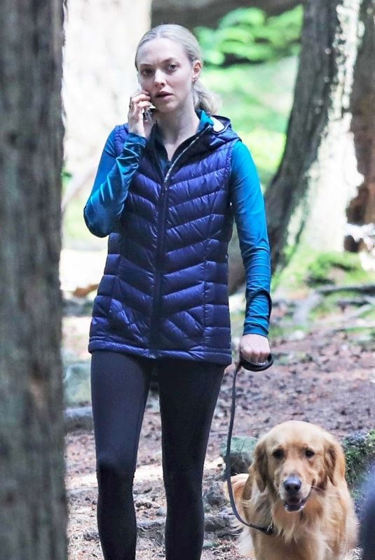 AMANDA SEYFRIED on the Set of The Art of Racing in the Rain in Vancouver 06/28/2018