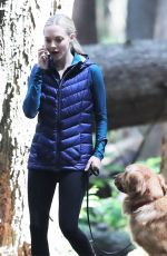 AMANDA SEYFRIED on the Set of The Art of Racing in the Rain in Vancouver 06/28/2018