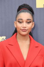 AMANDLA STENBERG at 2018 MTV Movie and TV Awards in Santa Monica 06/16/2018