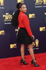 AMANDLA STENBERG at 2018 MTV Movie and TV Awards in Santa Monica 06/16/2018