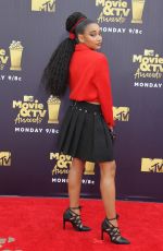 AMANDLA STENBERG at 2018 MTV Movie and TV Awards in Santa Monica 06/16/2018