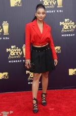 AMANDLA STENBERG at 2018 MTV Movie and TV Awards in Santa Monica 06/16/2018