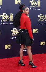 AMANDLA STENBERG at 2018 MTV Movie and TV Awards in Santa Monica 06/16/2018
