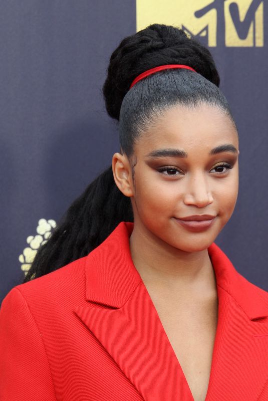 AMANDLA STENBERG at 2018 MTV Movie and TV Awards in Santa Monica 06/16/2018