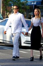AMBER HEARD and Vito Schnabel Out for Dinner at Bar Pitti in New York 06/05/2018