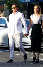 AMBER HEARD and Vito Schnabel Out for Dinner at Bar Pitti in New York 06/05/2018