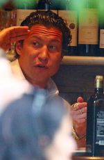 AMBER HEARD and Vito Schnabel Out for Dinner at Bar Pitti in New York 06/05/2018