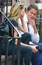 AMBER HEARD and Vito Schnabel Out in New York 06/07/2018
