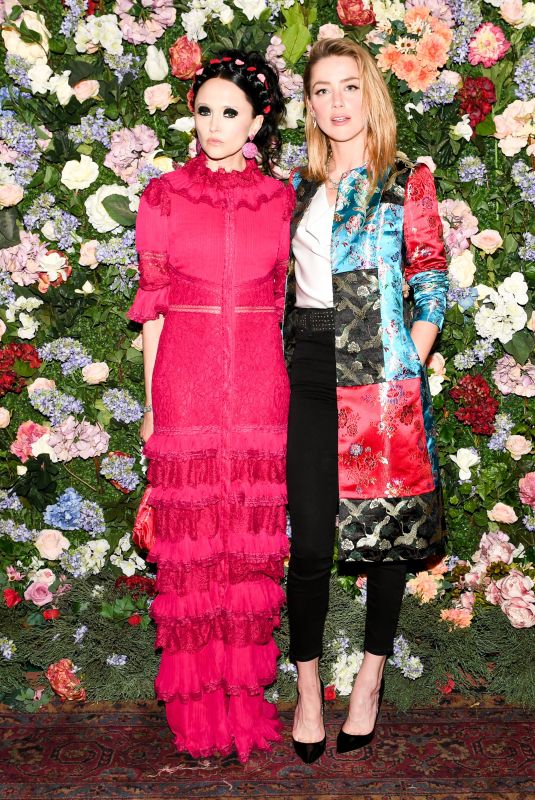AMBER HEARD at Alice and Olivia x Ecco Domani Designer Label Launch in New York 06/07/2018