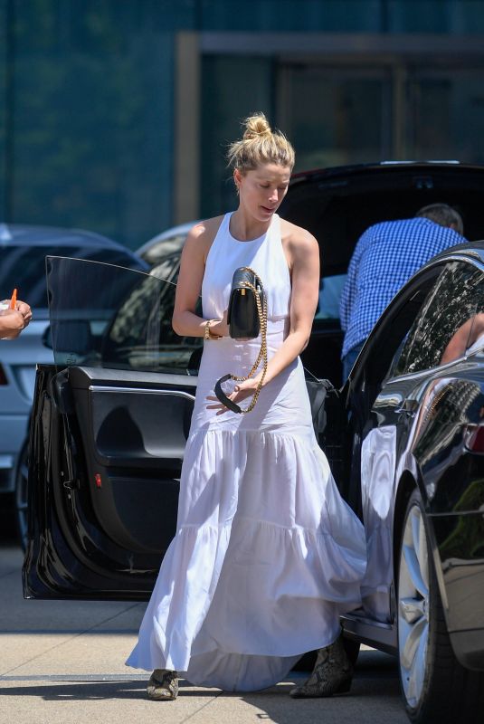 AMBER HEARD at Her Agents Office in Beverly Hills 06/21/2018