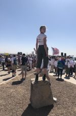 AMBER HEARD at Rally in Support of Refugee Children and Families Seeking Asylum in Tornillo 06/24/2018