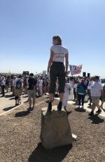AMBER HEARD at Rally in Support of Refugee Children and Families Seeking Asylum in Tornillo 06/24/2018