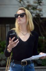 AMBER HEARD Leaves a Clinic in New York 06/06/2018