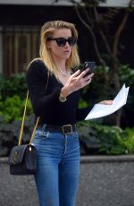 AMBER HEARD Leaves a Clinic in New York 06/06/2018