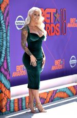 AMBER ROSE at BET Awards in Los Angeles 06/24/2018