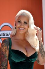 AMBER ROSE at BET Awards in Los Angeles 06/24/2018