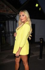 AMBER TURNER, COURTNEY GREEN and CHLOE MEADOWS Out for Dinner in Essex 06/28/2018