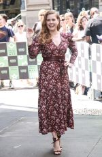 AMY ADAMS Arrives at Build Series in New York 06/28/2018