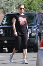 AMY ADAMS Heading to a Gym in Los Angeles 06/04/2018