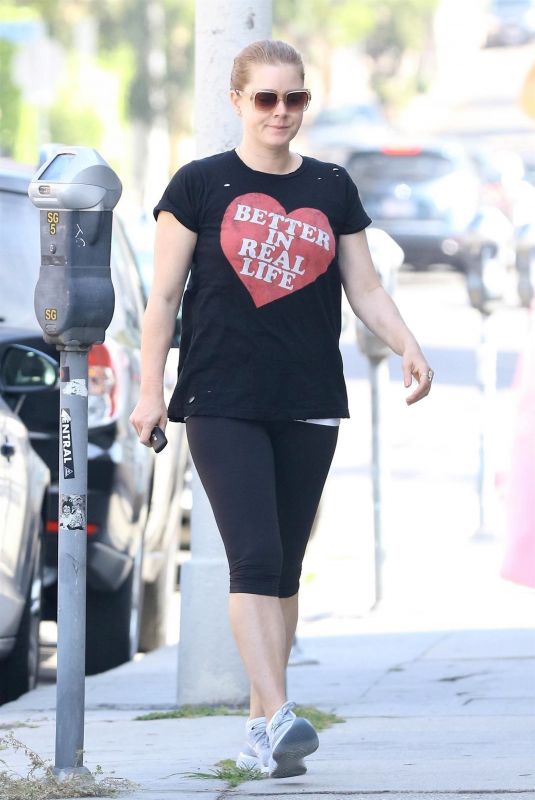 AMY ADAMS Heading to a Gym in Los Angeles 06/04/2018