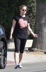 AMY ADAMS Heading to a Gym in Los Angeles 06/04/2018