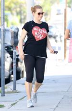 AMY ADAMS Heading to a Gym in Los Angeles 06/04/2018