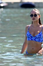 AMY JACKSON and KINBERLEY GARNER in Bikinis at a Beach in Mykonos 06/13/2018