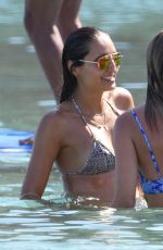 AMY JACKSON and KINBERLEY GARNER in Bikinis at a Beach in Mykonos 06/13/2018