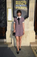 ANA DE ARMAS at Miu Miu 2019 Cruise Collection Show in Paris 06/30/2018