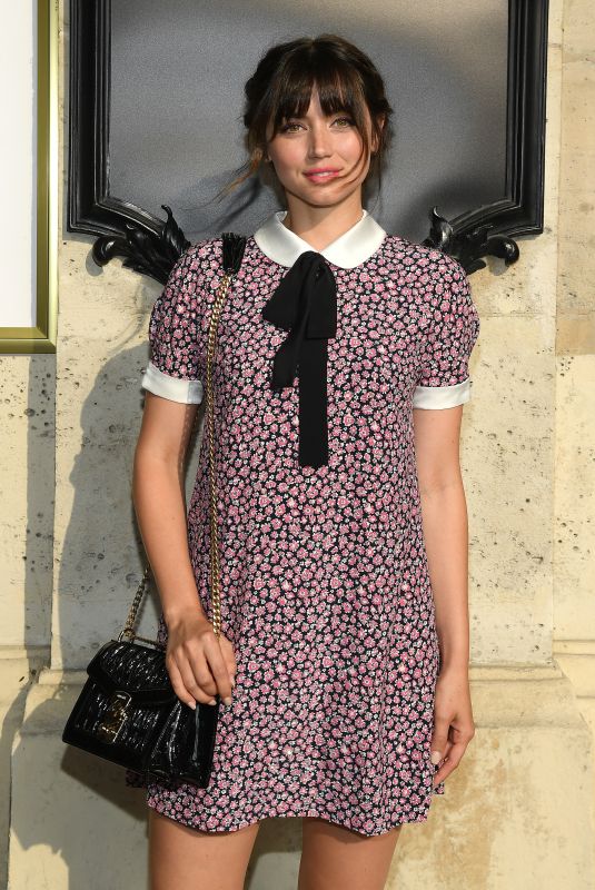 ANA DE ARMAS at Miu Miu 2019 Cruise Collection Show in Paris 06/30/2018