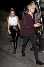 ANASTASIA KARANIKOLAOU and Anwar Hadid at Delilah in West Hollywood 06/08/2018