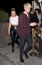 ANASTASIA KARANIKOLAOU and Anwar Hadid at Delilah in West Hollywood 06/08/2018