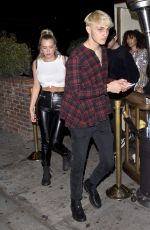 ANASTASIA KARANIKOLAOU and Anwar Hadid at Delilah in West Hollywood 06/08/2018