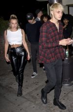 ANASTASIA KARANIKOLAOU and Anwar Hadid at Delilah in West Hollywood 06/08/2018