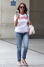 ANDREA MCLEAN Arrives at BBC Radio in London 06/24/2018
