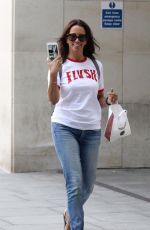 ANDREA MCLEAN Arrives at BBC Radio in London 06/24/2018