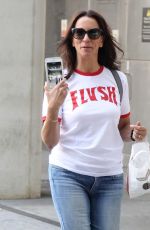 ANDREA MCLEAN Arrives at BBC Radio in London 06/24/2018