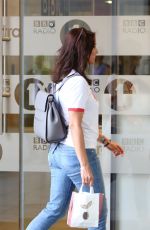 ANDREA MCLEAN Arrives at BBC Radio in London 06/24/2018