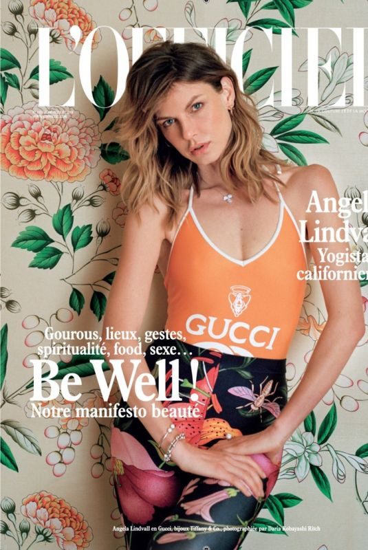 ANGELA LINDVALL for L’Officiel Paris, June/July 2018
