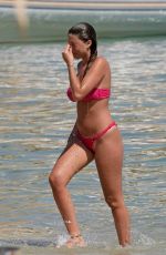 ANGELA NASTI in Bikini on the Beach in Mykonos 06/14/2018