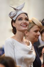 ANGELINA JOLIE at a Service Marking 200th Anniversary of Order of St Michael and St george in London 06/28/2018