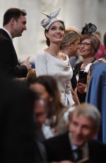 ANGELINA JOLIE at a Service Marking 200th Anniversary of Order of St Michael and St george in London 06/28/2018