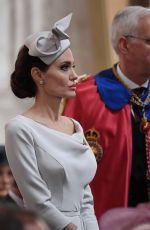 ANGELINA JOLIE at a Service Marking 200th Anniversary of Order of St Michael and St george in London 06/28/2018