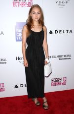 ANNASOPHIA ROBB at Sorry to Bother You Premiere at 10th Annual Bamcinemafest in New York 06/20/2018
